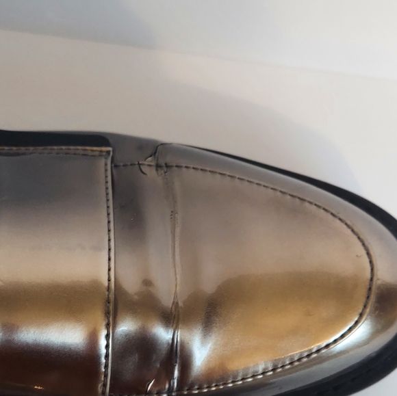 Franco Sarto Brindy Pewter Lug Sole Loafers - Picture 9 of 12